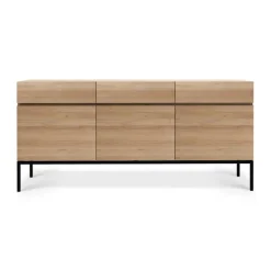 Ligna Sideboard Black Metal Legs