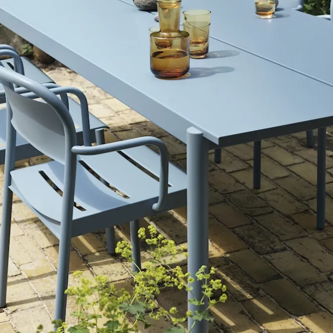 Linear Steel Armchair
