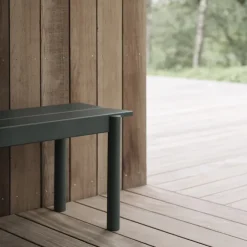 Linear Steel Bench 110 cm