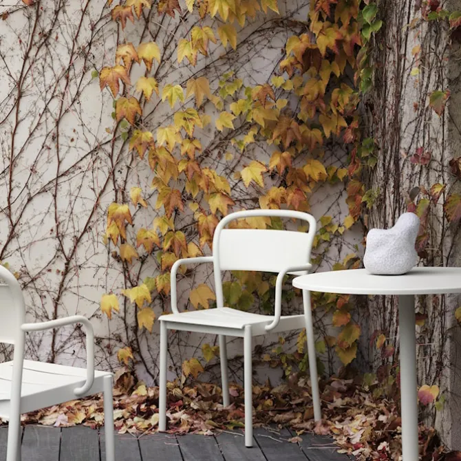 Linear Steel Café Table Ø 70 h