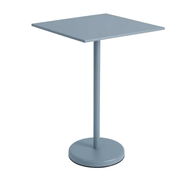 Linear Steel Café Table 70 x 70 h