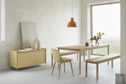 Linear Wooden Bench