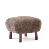 Little Petra Pouf Walnut