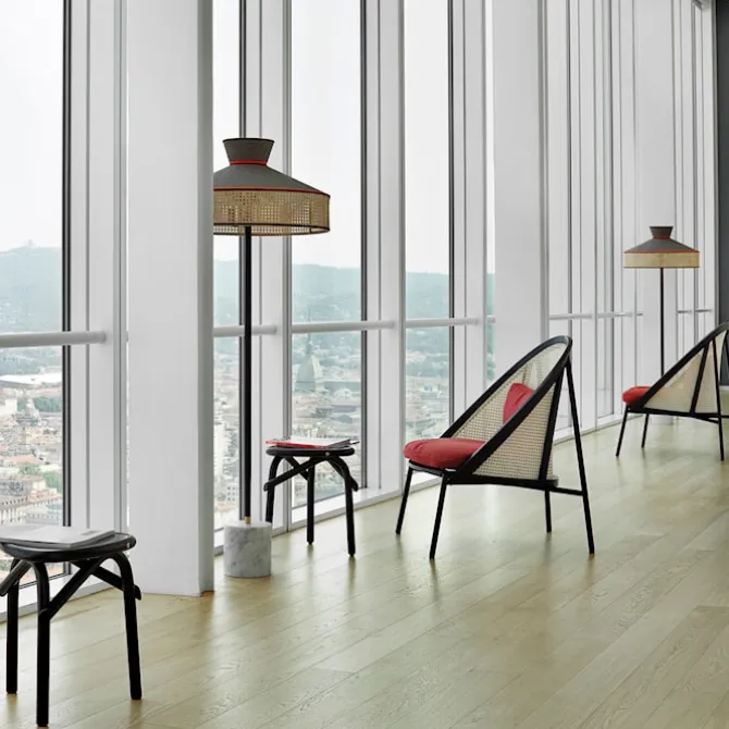 Loie - Woven Cane Seat