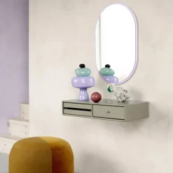Look Oval Mirror - Suspension Rail