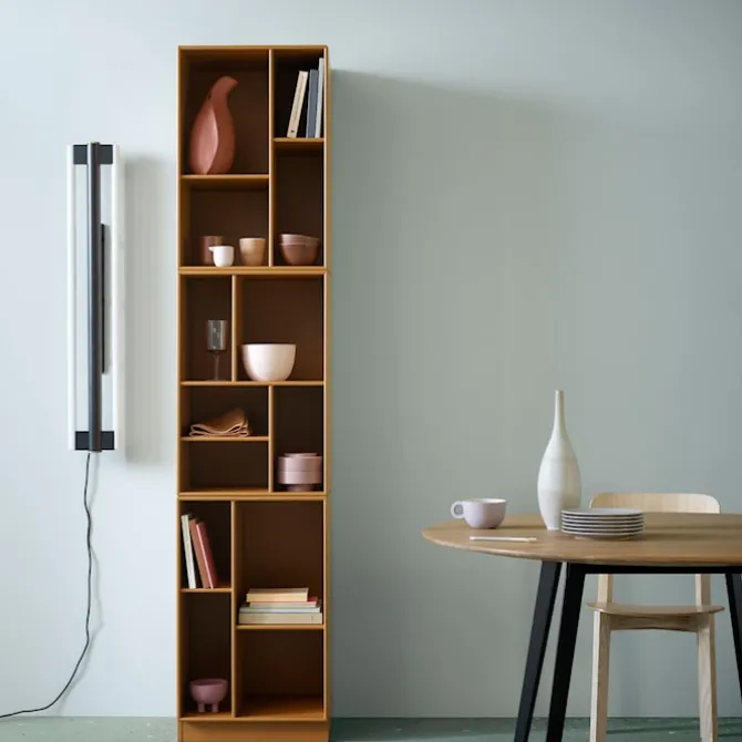 Loom Slim Bookcase - Plinth H3 cm