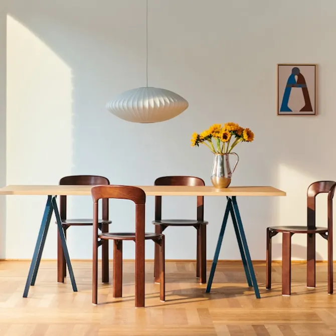 Loop Stand bord med forsterkningstopp 160 cm