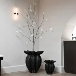 Lotus Vase - Coffee