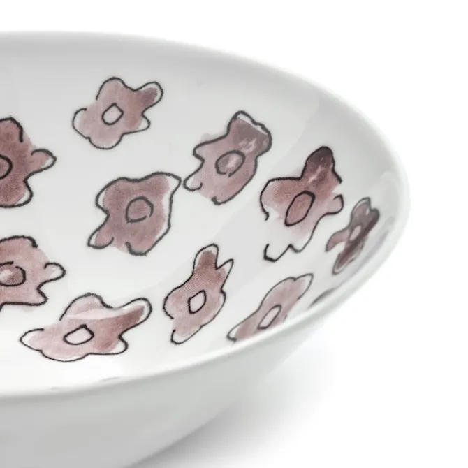 Low Bowl L Dark Viola - Set of 2
