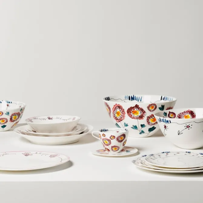 Low Bowl L Dark Viola - Set of 2