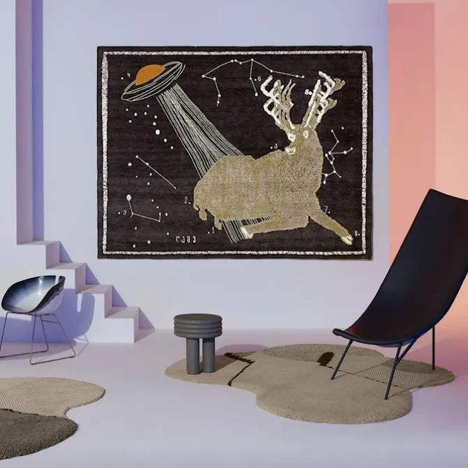 Lunar Addiction Rectangle Rug