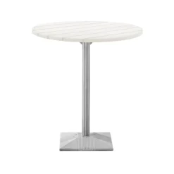 Lund Bord Liten Fot Hvitlakkert Furu
