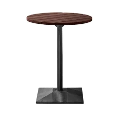 Lund Bord Stor Fot Brunlakkert Furu