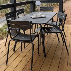 Luxembourg spisegruppe bord & 4 stoler