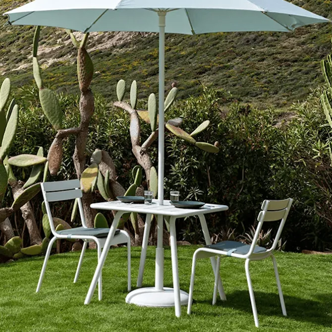 Luxembourg spisegruppe firbent bord & 2 stoler