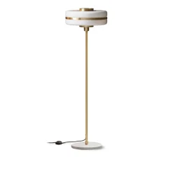 Masina Floor Lamp, Brass/Opal