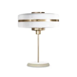 Masina Table Lamp, Brass/Opal
