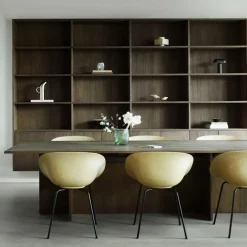 Mat Armchair Black Steel