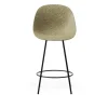 Mat Bar Chair 65 cm Black Steel