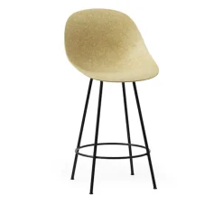 Mat Bar Chair 65 cm Black Steel