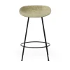 Mat Barstool 65 cm Black Steel