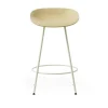 Mat Barstool 65 cm Cream Steel