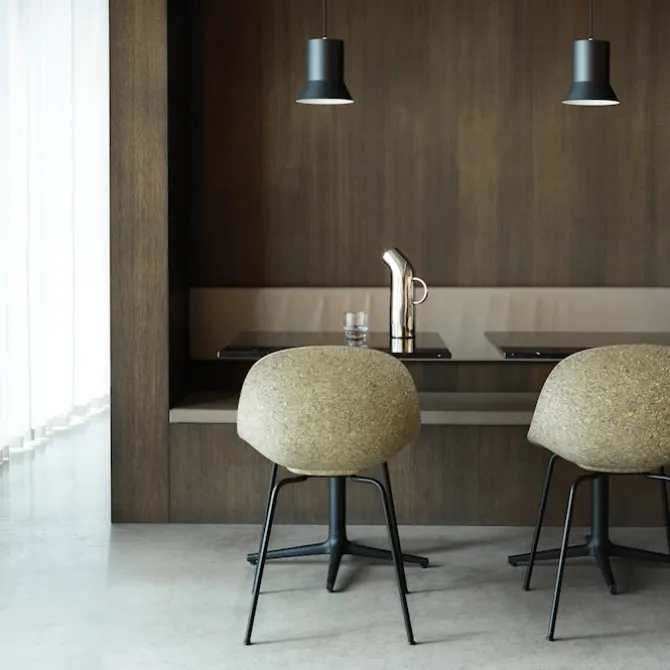 Mat Chair Black Steel