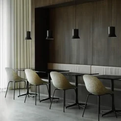 Mat Chair Black Steel