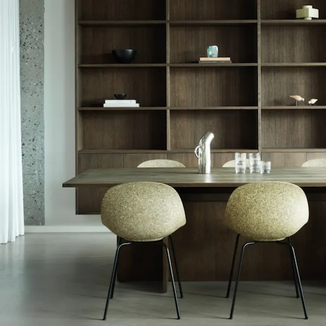 Mat Chair Black Steel