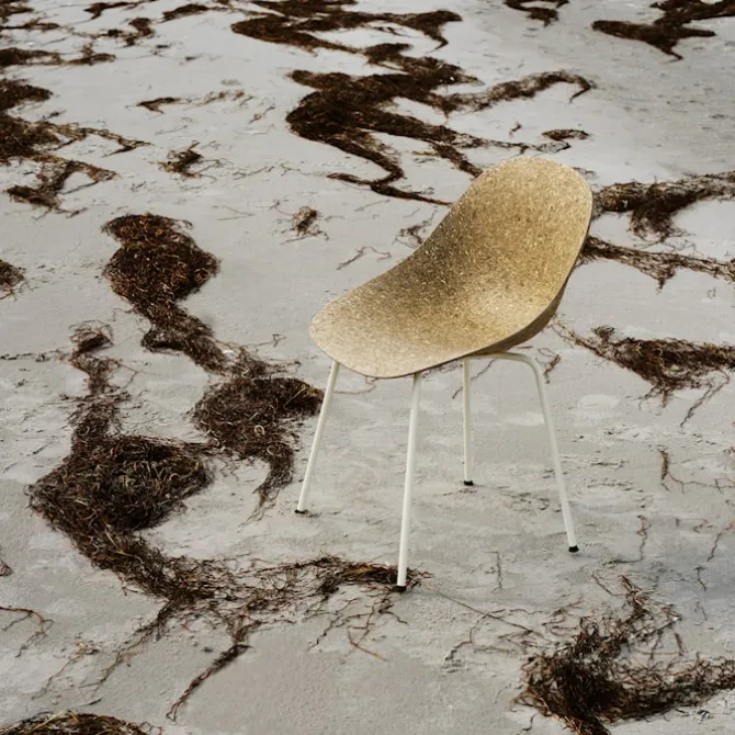 Mat Chair Cream Steel