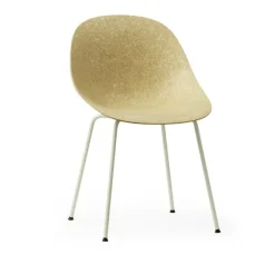 Mat Chair Cream Steel