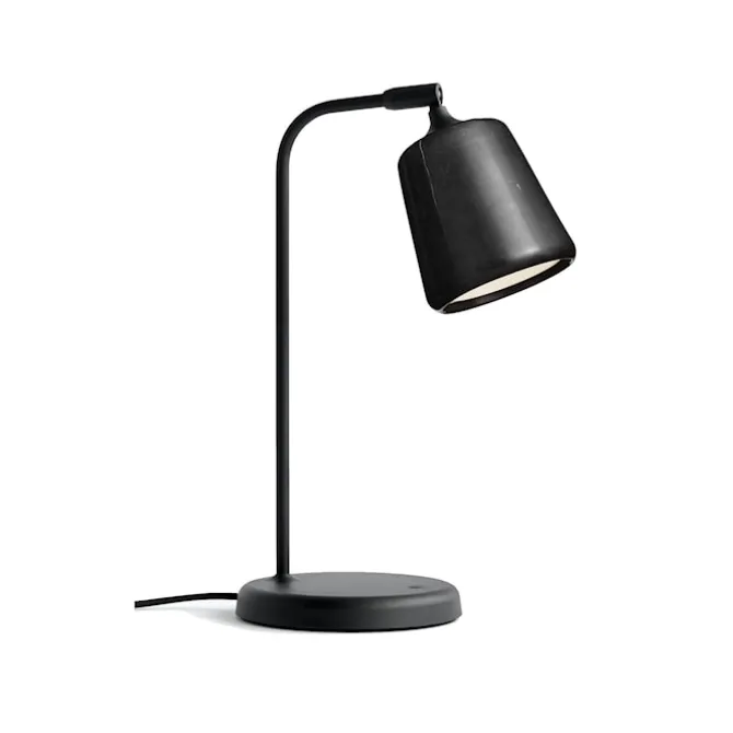 Material Table Lamp - Black Marble