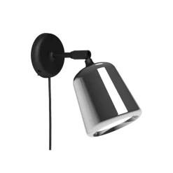 Material Vegglampe - Rustfritt stål