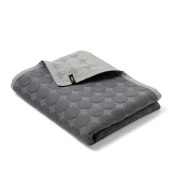 Mega Dot sengeteppe Dark Grey