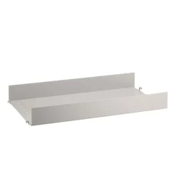 metallhylleplate 58x30cm hög kant