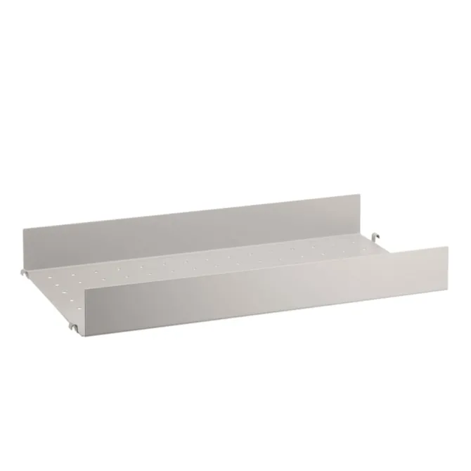 metallhylleplate 58x30cm hög kant