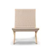 MG501 Outdoor Cuba Chair, Ubehandlet teak/Charcoal 1402