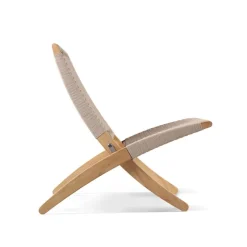 MG501 Outdoor Cuba Chair, Ubehandlet teak/Charcoal 1402