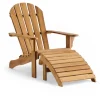 Midsummer lounge chair with footstool