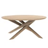 Mikado Round Coffee Table Oak