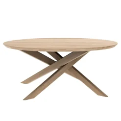 Mikado Round Coffee Table Oak