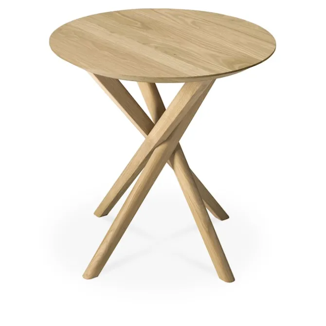 Mikado Round Side Table Oak