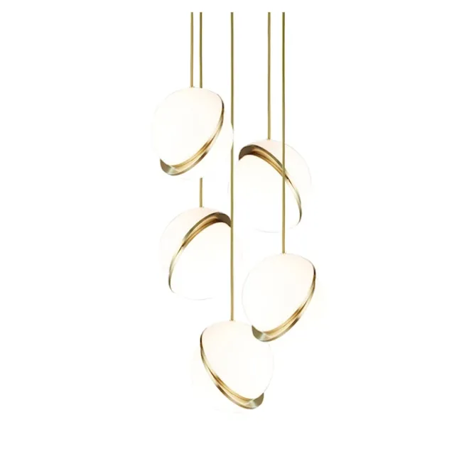 Mini Crescent Chandelier 5 Piece