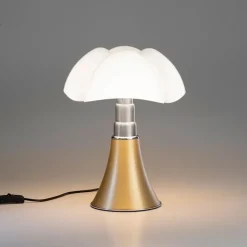 Minipipistrello Table Lamp, Brass - Dimbar