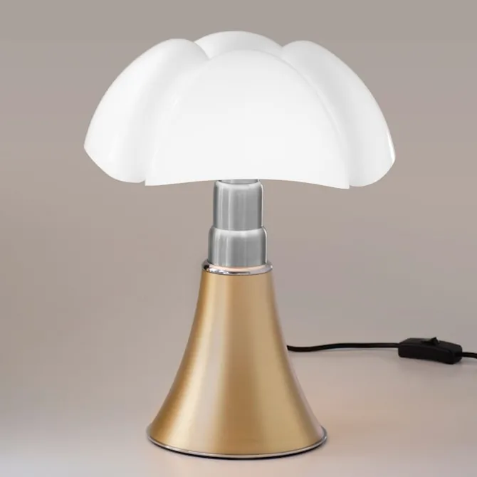 Minipipistrello Table Lamp, Brass - Dimbar