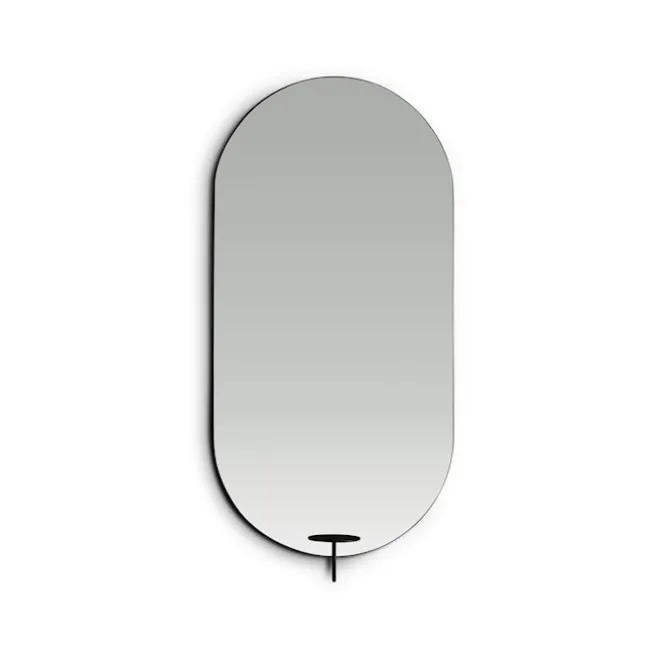 Miró Miró Oval Mirror Black Table