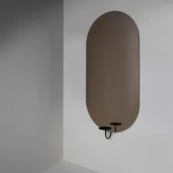 Miró Miró Oval Mirror Black Table