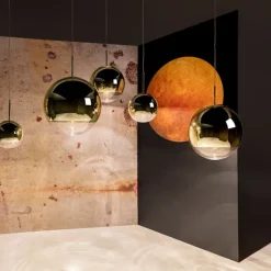 Mirror Ball 50 cm PendMauren, Gull