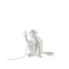 Monkey Lamp Sitting White