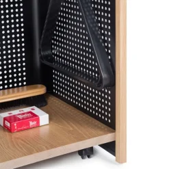 Mou Indoor Floor Cue Rack Oak